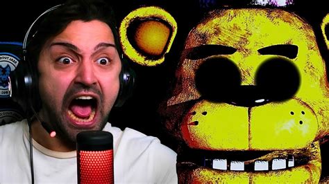 İlk Kez Fnaf Oynayan Adam Youtube