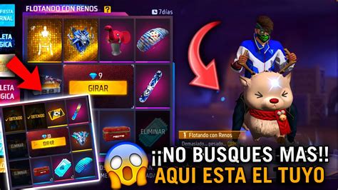 PATRONES Como SACAR EMOTE Y MOCHILA A 9 DIAMANTES En RULETA MAGICA