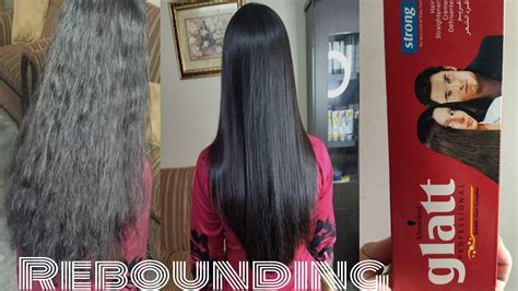 Permanent Hair Straightening Rebounding Smoothing Straight Hair By