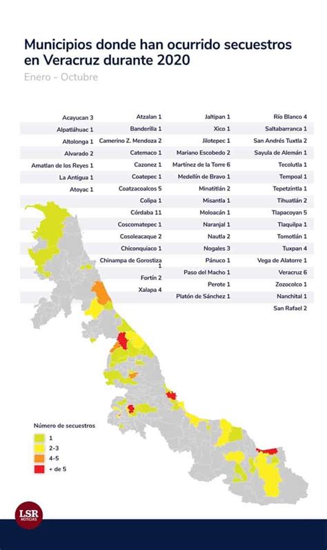 Los 10 Municipios De Veracruz Con Más Secuestros En 2020 La Silla Rota