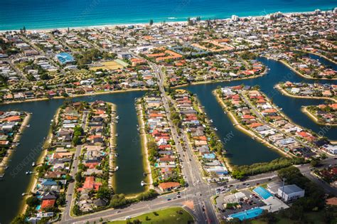 Aerial View Of Mermaid Waters Gold Coast Queensland Australia