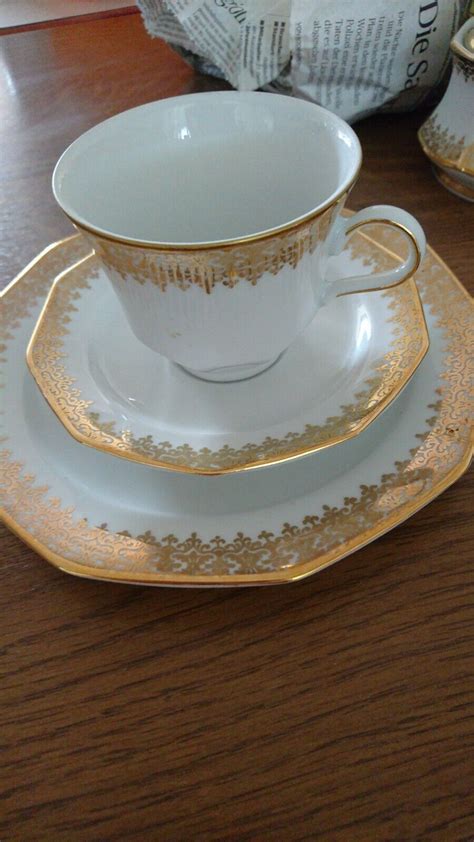 Kaffeeservice Winterling Marktleuthen Bavaria Golddekor EBay