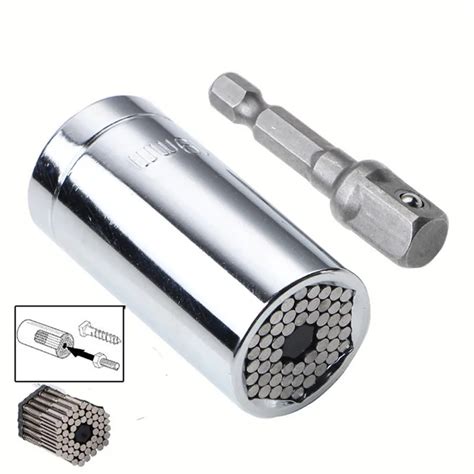 Universal Socket 2 Pieceset Universal Adjustable Torque Ratchet Socket