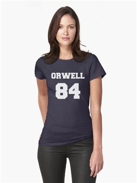 George Orwell 84 Womens T Shirt By Beloknet Redbubble