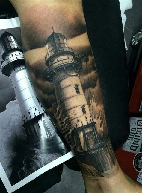 40 Incredible Lighthouse Tattoo Designs Tattooblend