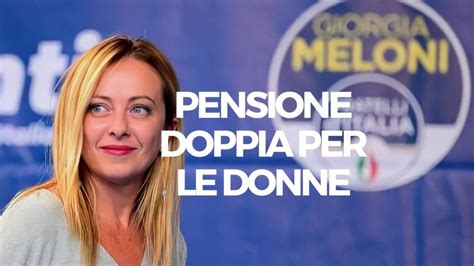 INPS Pensione DOPPIA Per Tutte Queste Donne Puoi Averla Subito Anche Tu