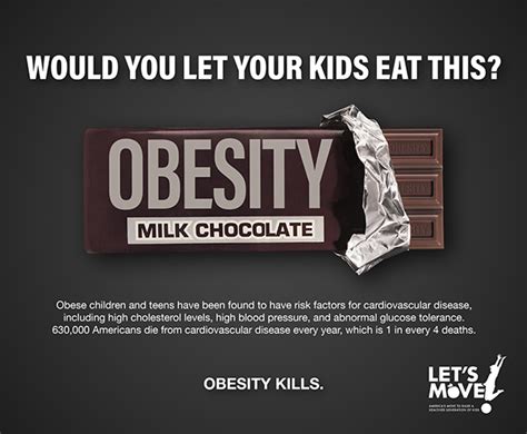 Lets Move Obesity Psa Advertisements On Behance