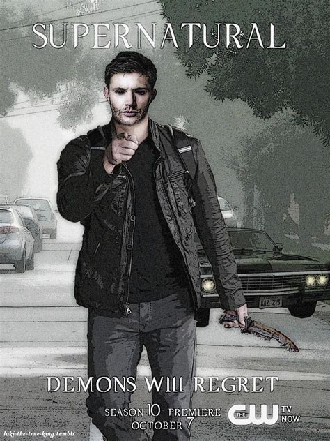 Supernatural season 10 fan-Poster (Demon!Dean) by deanwinchester1990 on ...