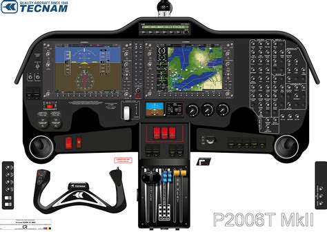 Tecnam P2006T MkII Cockpit Poster Printed