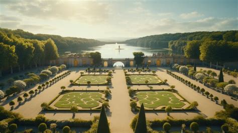 Premium AI Image | Cinematic Versailles Scene