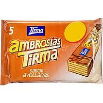 Tirma Ambrosias De Avellana Paquete 129 G