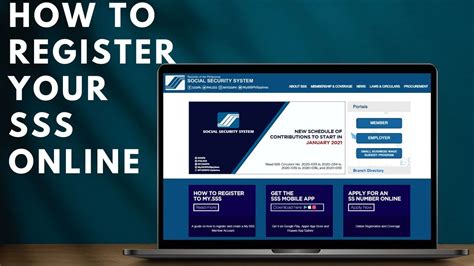 How To Register Sss Member Account In The Sss Website Sss Online