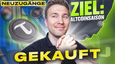 3 Top Altcoins In Der Korrektur Gekauft Ziel BULLRUN Altcoin Saison