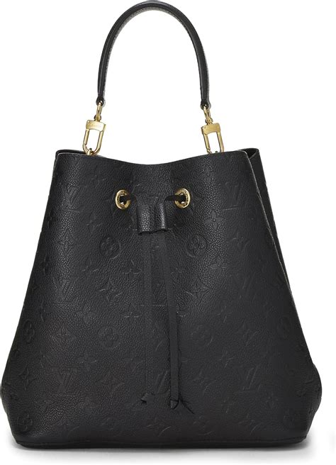 Louis Vuitton Pre Loved Black Monogram Empreinte Neo Noé