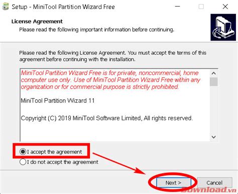 Hướng dẫn cài đặt và sử dụng MiniTool Partition Wizard Free Edition