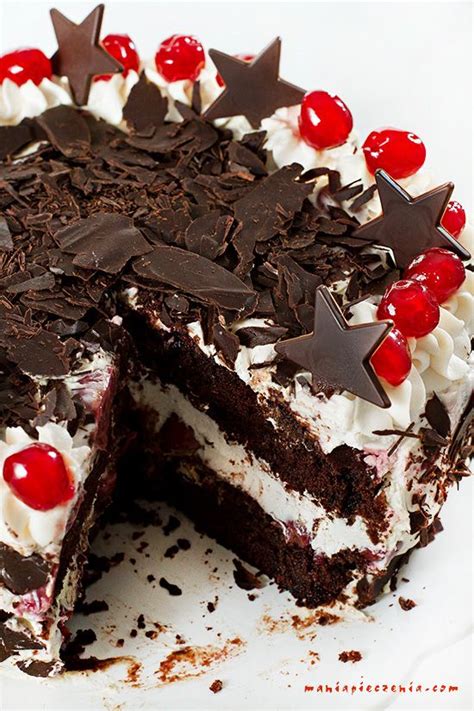 Tort Czekoladowo Wi Niowy Tort Szwarcwaldzki Tort Black Forest Tort