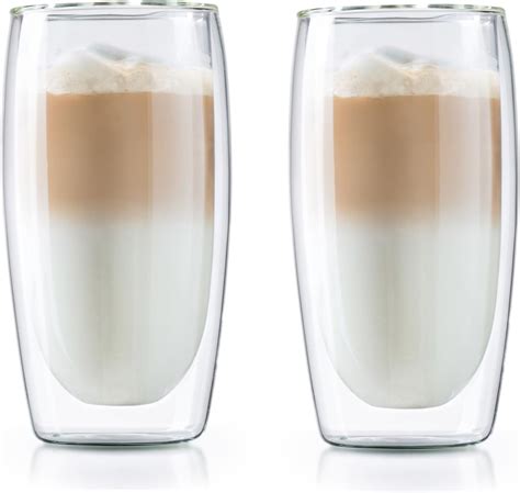 Amazon 350ml 350ml Double Wall Thermo Insulated Latte And Coffee Glasses Set Of 2