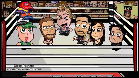 Chibi Wrestlers Wwe Yes Compilation Wwe Animation Youtube