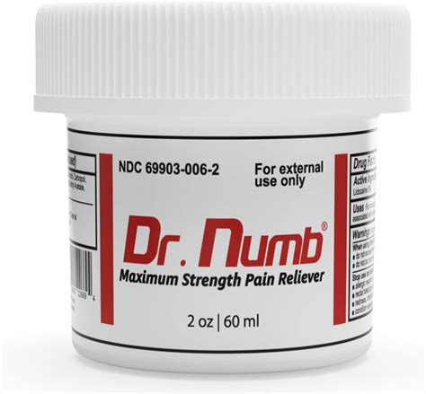 Amazon Dr Numb Tattoo Numbing Cream Lidocaine Topical