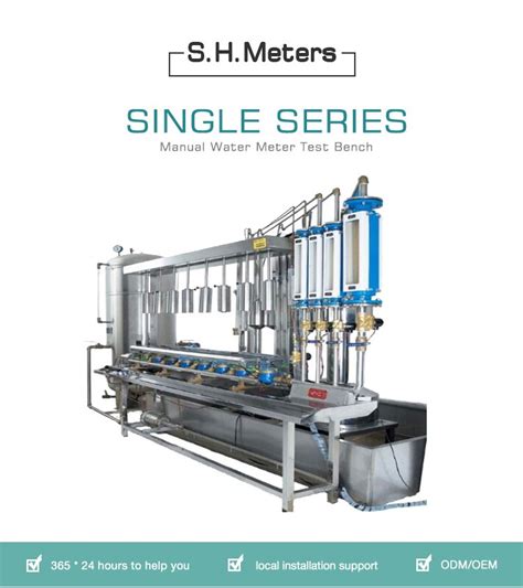 Single Series Water Meter Calibration Bench And Testing Bench