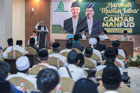 Dukung Ganjar Mahfud Ulama Dan Kiai Tasikmalaya Pantas Pimpin Indonesia