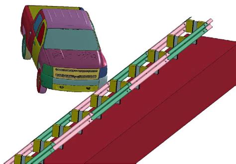 Figure 4 From A MASH Compliant W Beam Median Guardrail System