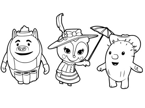 Sparky From Sheriff Callie Coloring Page Free Printable Coloring