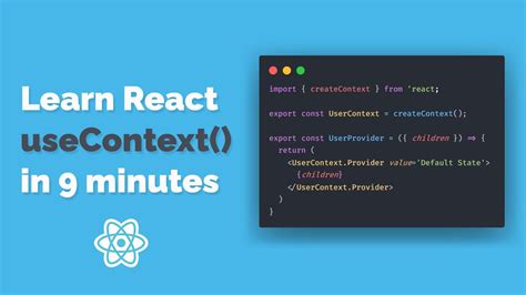 Learn React Usecontext In Minutes Reactjs Context For Beginners