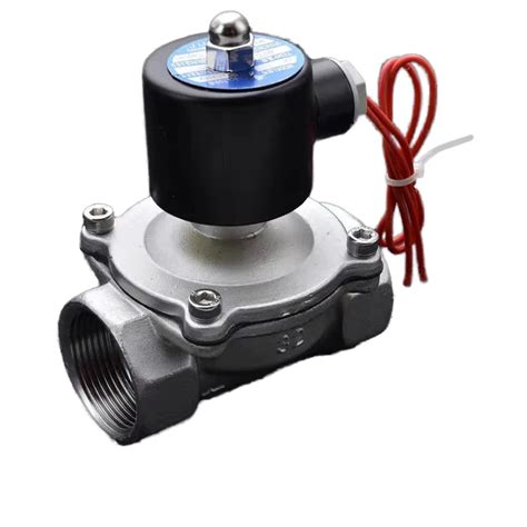 Stainless Steel 304 Solenoid Valve 220v Electric Control Pipeline Water Valve Normally Closed