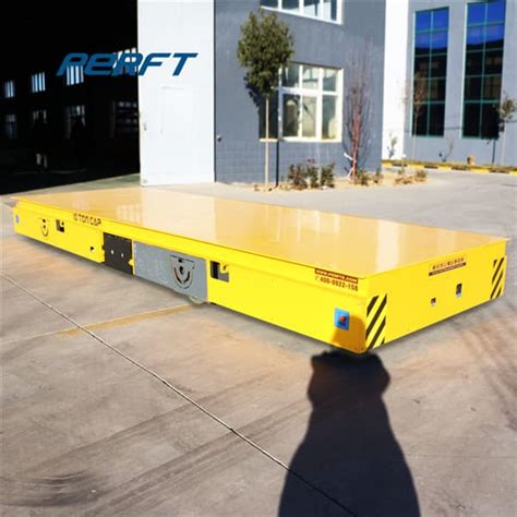 50 Ton Industrial Transfer Trolley With Urethane Wheels Perfect