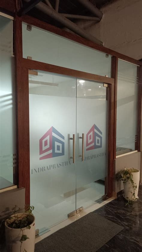 Swing Glass Door For Office At Rs Sq Ft In Bengaluru Id