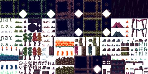 D Dungeon Platformer Tileset By Erik Svan