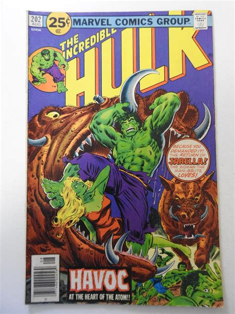 The Incredible Hulk 202 1976 VG FN Condition Comic Books Bronze