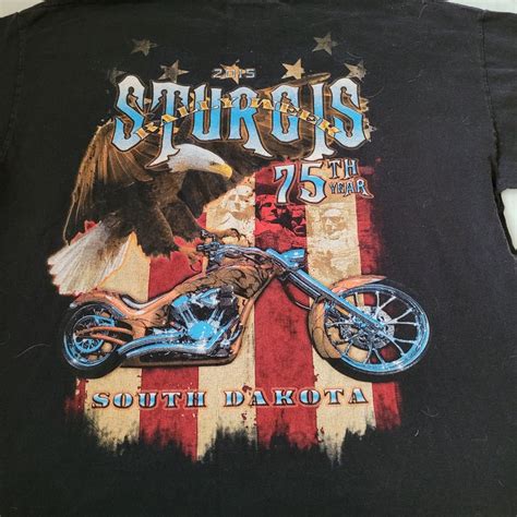 2015 75th Sturgis Motorcycle Rally Tshirt Gem