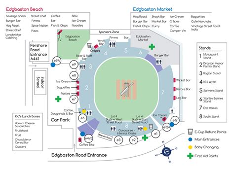 Edgbaston Cricket Stadium Map