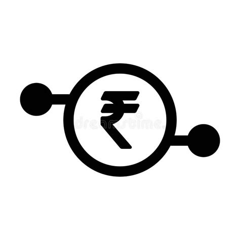 Digital Rupee Symbol Icon Vector Currency Sign For Digital Transactions