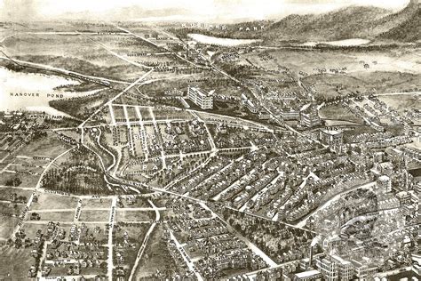 Vintage Meriden Map 1918 Old Map of Meriden Connecticut | Etsy