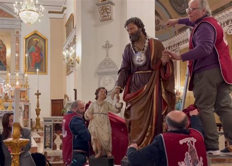 Balestrate Torna Al Suo Splendore La Statua Di San Giuseppe