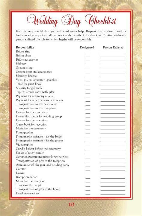 Printable Destination Wedding Checklist Print Off Our Pdf Packing ...