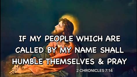 If My People Which Are Called By My Name Shall Humble Themselves Pray