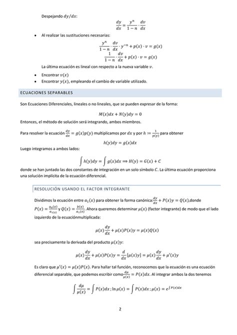 Ecuaciones Diferenciales Pdf