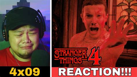 Stranger Things 4x9 REACTION Chapter Nine The Piggyback FIRST