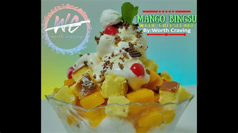 Korean Bingsu Mango Shaved Ice Best Homemade Diy Summer Dessert