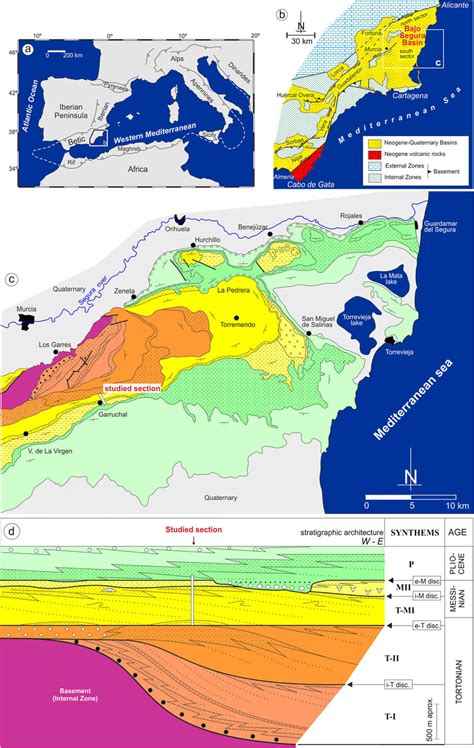 Geological Context Of The Bajo Segura Basin A Location Of The Bajo