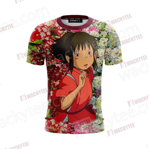 Spirited Away Ogino Chihiro And Haku 3d T Shirt Fullprinted Spirited