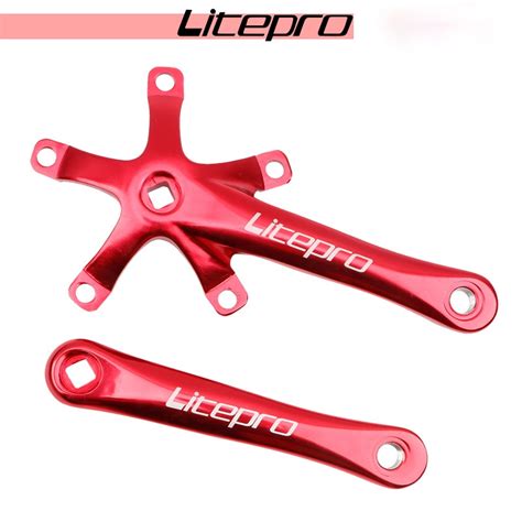 Litepro Mtb Bike Square Crank Arm Mm Five Claw Crankset Mountain