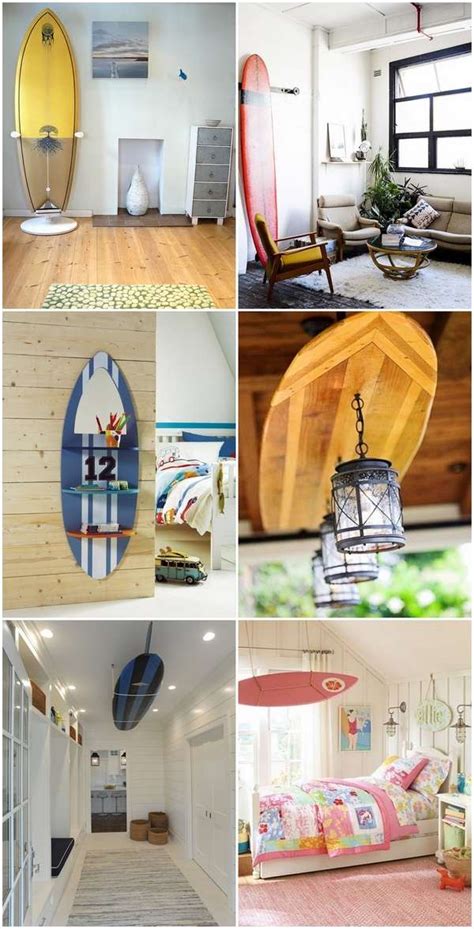 Surfboard Decor Ideas Creative And Original Diy Home Decorations