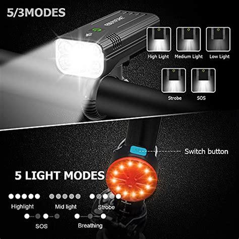 Ebuyfire Lumen Usb Oplaadbare Fietsverlichting Set Led Super