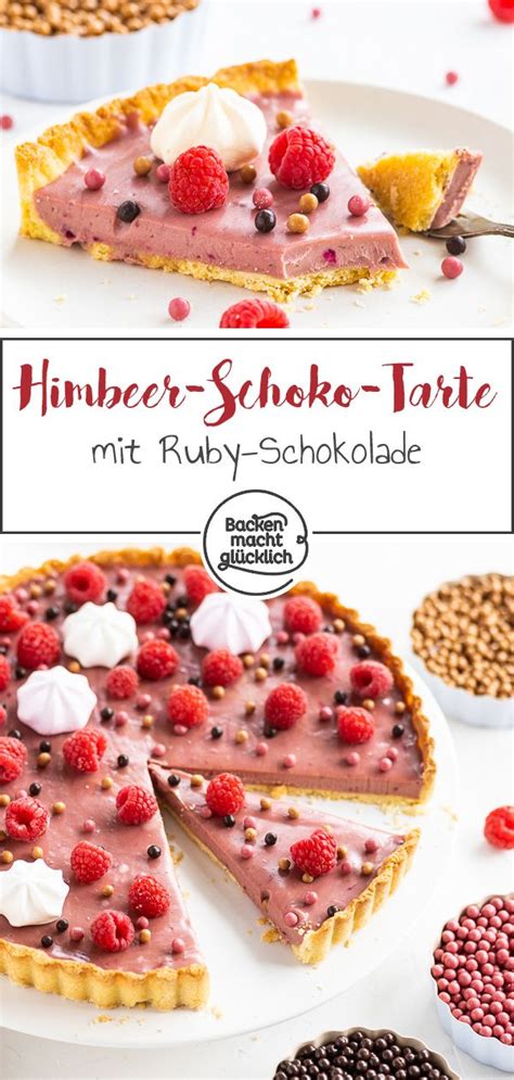 Himbeertarte Mit Schokolade Backen Macht Gl Cklich Rezept Schoko