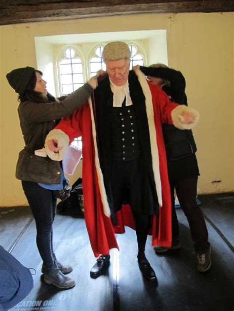 Rev Dr Halse Dons His Magistrate S Robe For The Courtroom Scene